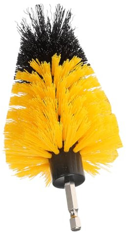 SHINEOFI Drill Brush Attachment Multi Purpose Cleaning Head for Bathroom Kitchen Grout and Sinks Shape for Detailing and Polishing Versatile Wire Rotary Brush