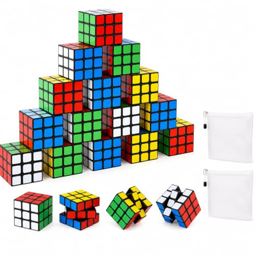 28 Stück Mini Zauberwürfel Set mit