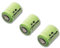 vhbw 3X Akku Ersatz für 1/3AAA für Modellbau (150mAh, 1,2V, NiMH)