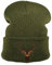 Strickmütze: Hirsch - Jäger Förster Wald - Wollmütze/Wintermütze / Rollmütze/Long Beanie/Mütze / Seemannsmütze/Unisex Herren Damen/Cool Design Logo Bestickt/Hip Hop, Moos Grün, Einheitsgröße