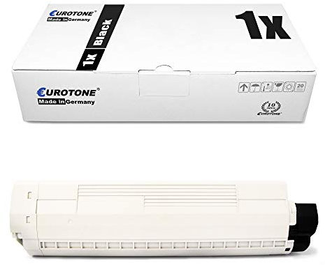 1x Eurotone Toner für Oki MC 853 873 wie 45862840 Black Schwarz Cartridge Kartusche Patrone
