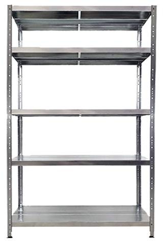 Scaffalatura metallica Maciste - ALTA PORTATA - scaffale in metallo Zincato - 120x50x234h - 5 Ripiani- Portata 1.300 Kg