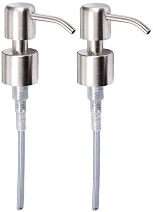 Kapitan Pompa per sapone in acciaio inox per erogatore di sapone da 22 mm, finitura spazzolata (2)