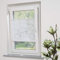 DECOLIA by Garesa Fenster Klemmfix Plissee ohne Bohren 90 x 210 cm Burnout Streifen, Weiß - Lichtdurchlässiger Fenster Sichtschutz und Fenster Deko, Faltrollo