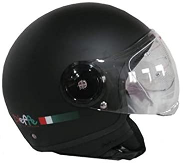 Dieffe Casco Elicopter Visor (Matt Black, XL)