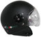 Dieffe Casco Elicopter Visor (Matt Black, XL)