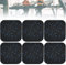 CODIRATO Anti Vibrations Pads Gummi Laufband Stoßdämpfende Pads Universal Waschmaschine Antirutschmatte Vibrationsdämpfer Unterlage Verdicktes Antivibrationsmatte für Laufband, Spinning-Bike