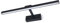 LumenTEC LED Spiegellampe, LED Spiegelleuchte 50cm, Schminklicht 12W 4.000K neutralweiß Licht, Badlampe Wandbeleuchtung IP65, Schwarz (Adel 12W)