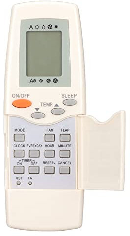 Annadue Télécommande de Climatiseur pour Carrier, Télécommande de Remplacement pour Carrier RFL-0601 KFL-0301E KF(R)-0199G