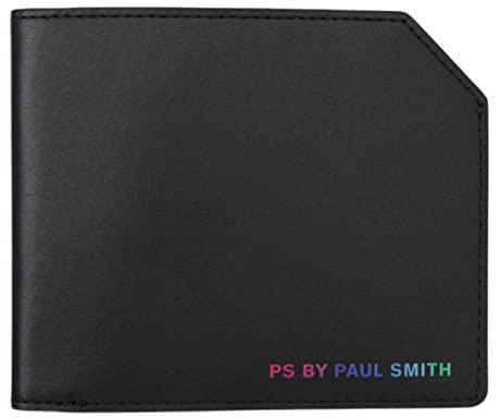 Paul Smith Herren-Regenbogen, Leder, Schwarz, Schwarz, Einheitsgröße