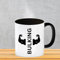 Fitness Kaffeebecher in schwarz mit Spruch BULKING Tasse für Bodybuilder in der Massephase Fitness Tasse Bodybuilding Kaffeetasse Sport cool