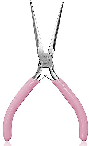 Acrylic UV Gel Tips Sculpture Tweezers Clip Nail Pincher Nipper Nail Form Kit Set, Stainless Steel Nail Shaping Tweezers C Curve Nail Art Tools for Manicure, Pedicure(HJ-NAT246)