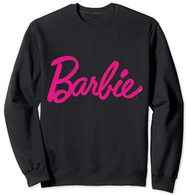 Barbie-Logo für Damen, offizielles rosa Logo Sweatshirt