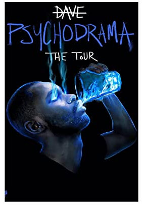 Rapper Santan Dave Music Cover Psychodrama Leinwand Poster Leinwand Poster Schlafzimmer Dekor Sport Landschaft Büro Zimmer Dekor Geschenk 30 x 45 cm