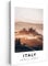 MuchoWow© Leinwand Groß 80x120 cm XXL Deko Schlafzimmer Aesthetic Leinwandbilder Wohnzimmer Gemälde Foto Geschenk Living Room Decoration Italien - Toskana - Bäume
