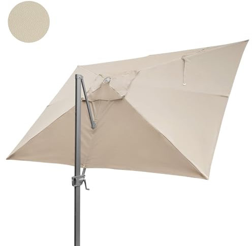 2049 Sustainability Housse de rechange pour parasol Seglarö/Seglaro Classic 330 x 240 cm, beige