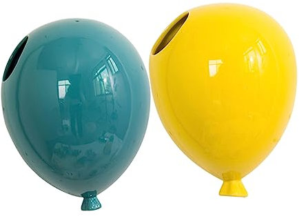 Zerodeko 2 Stück Keramik Ballon Blumentopf Für Zuhause Wand Anhänger Wandbehang Dekor Einzigartiges Ornament Laden Hintergrund Hintergrund Dekor Hintergrund Anhänger Heim Wand