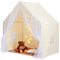 VEVOR Tente de Jeu pour Enfants, cabane pour Enfants de 1 à 5 Ans, Tente pour Enfants avec Tapis et Lampes, avec fenêtres pour intérieur et extérieur, Tente de yourte pour garçons et Filles, Beige