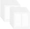 Giantree 50-Sheet French Manicure Nail Sticker Set - White Half Moon Shaped Nail Line Guide Decals