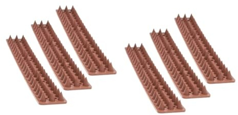 Yardwe 6pcs Spikes Plastic Nail for Climbing Fence Pigeon Deterrent Products Safe for Home and Garden