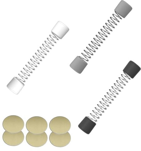 LINTRA 3 Stück Magnet Frontlader-Waschtürstütze, Feder Waschmaschinentür Halter, 3 Farben Waschmaschinen Türstopper, für Offenhalten der Waschmaschinentür