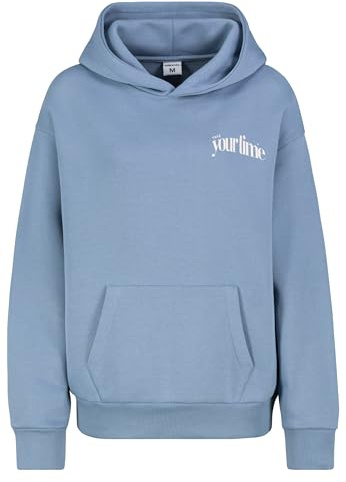 Sublevel Damen Hoodie Healthyprints, Kapuze, Kängurutaschen, Bequeme Passform Blue M
