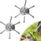 FiveMileBro 2 Piezas Cabezal de Desbrozadora de Alambre de Acero, Cepillo para Desbrozadora, Elimina Malezas y Musgo, Compatible con Cortacésped Eléctrico
