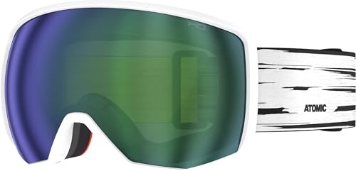 ATOMIC REVENT L HD Skibrille I Große Ski- & Snowboardbrille mit HD Scheibentechnologie für klare Sicht I Damen- & Herren-Ski-Brille mit Live Fit Rahmen für individuelle Passform