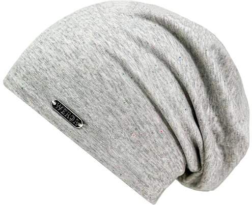 WEROR Beanie Damen Herren – weiche und leichte Longbeanie Mütze – Slouch Jersey Beanie – WEROR-428.1