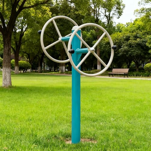 Oberkörper-Krafttrainer, Schulterstrecker, Robustes Outdoor-Fitnessgerät, Fitnessgerät für Parks, Gärten, Hinterhöfe, Geschenkartikel, Weihnachten(A)
