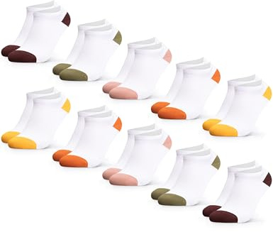Occulto Damen Sneaker Socken 10er Pack (Modell: Maja) Herbst Mix 35-38