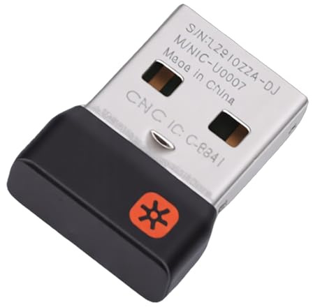 Jelquix USB Dongle Receiver for MK235 MK245 MK270 MK275 MK295 MK315 MK345 MK470 Keyboard & Mouse Combos, 2.4G Wireless USB Unifying Receiver