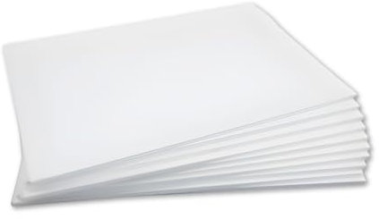 CHELY INTERMARKET Cartón Pluma A4 Adhesivo 5 MM Blanco Pack 10 Unidades Autoadhesivo Para Maquetas Manualidades Rotulación Diseño Escolar Proyectos Cartelería Presentaciones Decorativas Fácil