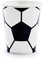 Lot de 6 gobelets en carton football de 220 ml Avec motif football Dans les couleurs noir et blanc Convient pour les fêtes d'anniversaire et les fêtes à thème Convient pour la coupe du monde