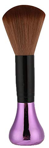 Brosse plumeau pour le cou, brosse en forme de ventilateur pour cheveux cassés doux, salon de coiffure et brosse de rasage en nylon de salon pour coiffeur de salon de coiffure coiffeur maquillage(3#)