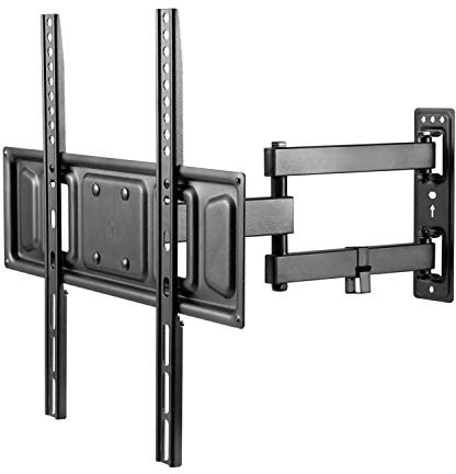 TV Wall Bracket Mount 42” – 55”, SLx Full Motion Strong Slim Profile TV Bracket Max VESA 400 * 400 with Built In Spirit Level & Wall Fixing Kit