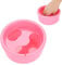 Manicure Bowls, Nail Art Hand Wash Soak Bowl, Thickened Polish Treatment False Nail Removal Bowl Manicure Tool, Pink