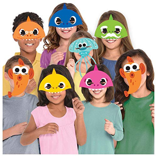 Masks Baby Shark Paper