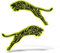 Erreinge® Adesivo Giallo Fluo 10 cm Puma Sticker stampato per Auto Moto Parete Paraurti Computer Portatile Bagagli Biciclette