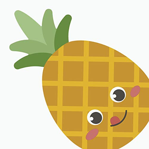 12 Lunch Servietten Ananas Früchte Obst 33 cm gestanzt