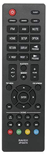 VINABTY RAV531 ZP35470 Fernbedienung ersetzt für Yamaha-Empfänger RX-V379 RX-V381 HTR-3068 YHT-3920UBL RXV379 HTR3068 RTZP354700 YHT4920UBL RXV381 RXV381BL