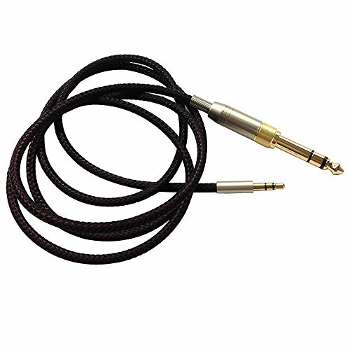 HansnBy Upgrade des Kopfhörerkabels Ersatz-Audiokabel Kompatibel mit Philips Audio Fidelio X2HR, Audio Fidelio L2, SHP9600 verkabelt, SHP9500, SHP9500S Kopfhörer 1,5 m / 4,9 ft