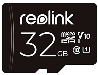 Reolink Carte Mémoire microSDHC 32Go, Classe 10, Carte Mémoire TF Compatible avec la Caméra de Surveillance Reolink