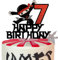 Tortenaufsatz zum 7. Geburtstag, Motiv: Kung Fu, Ninja, Karate, Junge, Mädchen, Glitzer, Party-Kuchendekorationen
