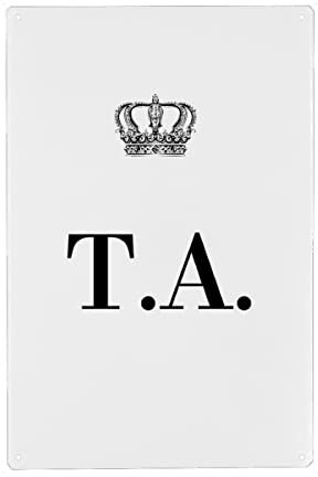 artboxONE Metall-Poster 30x45 cm Schwarzweiß King TA von Künstler AB1 Edition