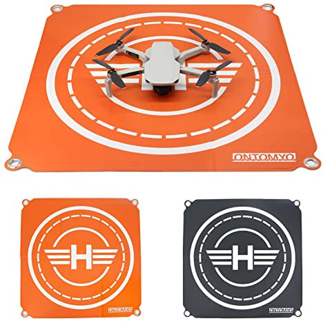 ONTOMYO 20'' Landematte – faltbares, doppelseitiges Universal-Landepad für Mini 3 PRO, Mini 2, Mavic Mini, Air 2S, Mavic Air 2, FPV, Avata Drohne Zubehör
