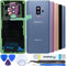iStable Vitre arrière pour Samsung Galaxy S9+ Plus SM-G965 Coque Cache Batterie + Kit Outils Guide de Réparation -Origine Bleu