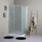 Cabina doccia rettangolare 90x70 cm, vetro trasparente 6 mm, profili alluminio | Giada