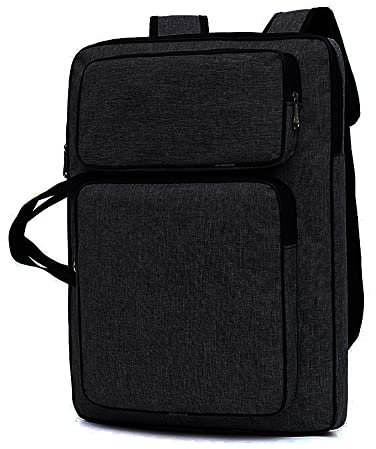 XINCHI Transporttasche A3 Zeichenmappe Segeltuch Transportmappe Wasserdicht Künstlermappe Verdicken Zeichentasche Portfolio Zeichenbrett Kunst Kunstmappe Malerei Zeichnungtasche Kunstwerk Tragetasche