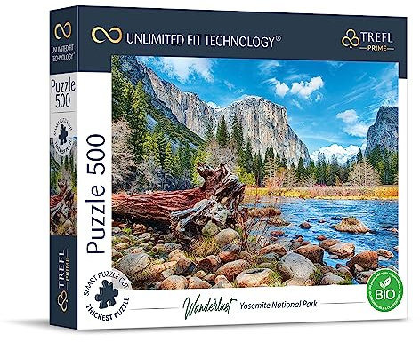 Trefl Prime - Puzzle UFT Wanderlust: Yosemite National Park - 500 Teile - Dickster Karton, Nationalpark, USA, Kalifornien, Kreative Unterhaltung für Erwachsene und Kinder ab 10 Jahren